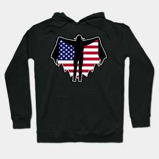 Dracula, American flag Hoodie